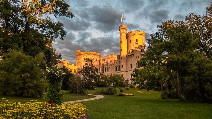 Palace Babelsberg park